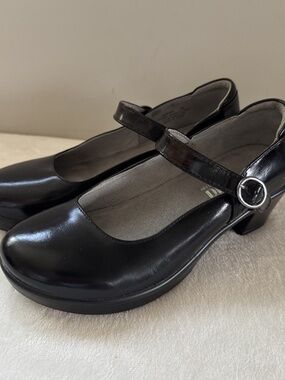Alegria Jazmine Dapper Shoe Black Size 38 US Size 8-8.5 School Girl